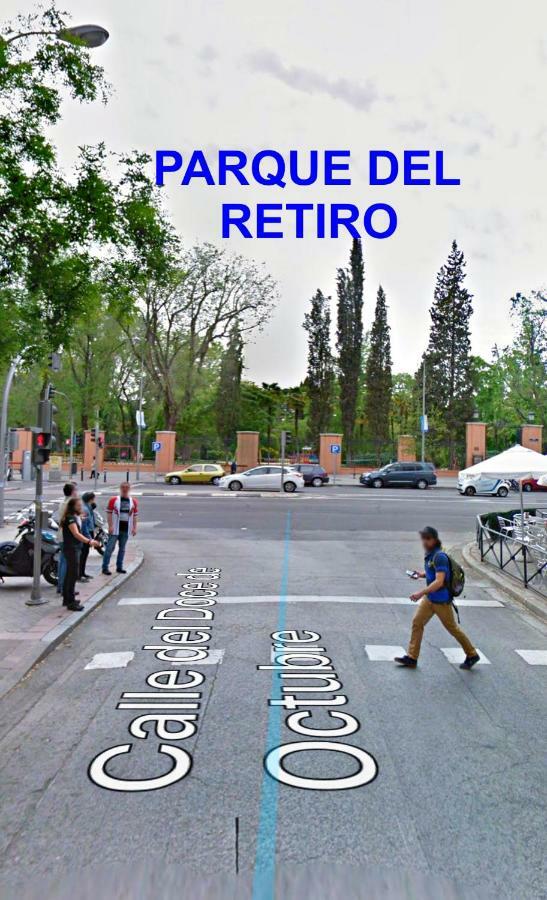 Appartamento Exclusivo Y Luminoso Piso En El Parque Del Retiro Madrid Esterno foto